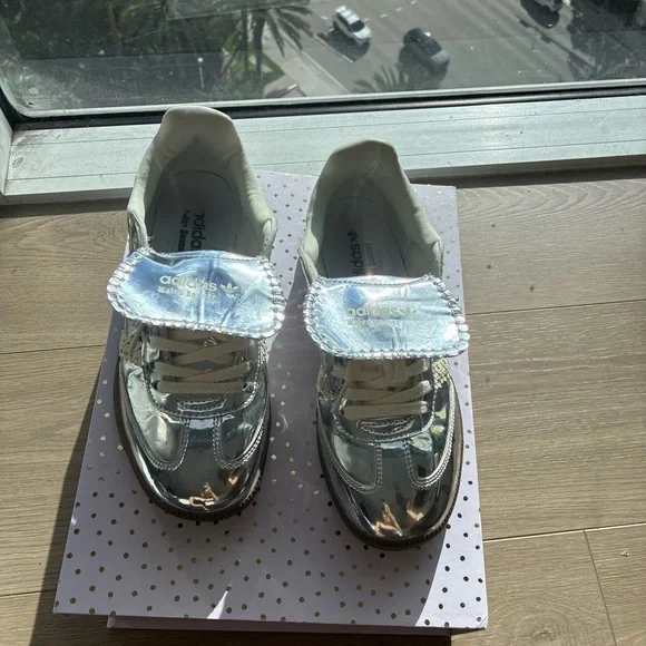 adidas Silver Metallic Sneakers - Picture 2 of 5